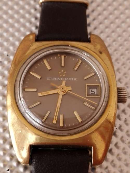 VINTAGE ETERNA MATIC AUTOMATIC MECHANICAL LADIES WATCH- WORKING FINE