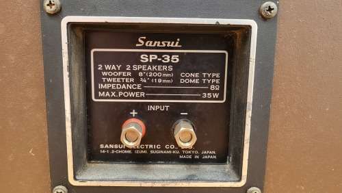 Vintage SANSUI SP-35 Speakers