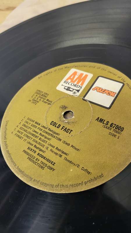 1st Press Rodriguez Cold Fact LP