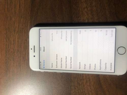 Iphone 6S Silver 16GB (Great Condition! + Please Read Description)