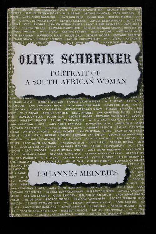 Olive Schreiner - Johannes Meintjes - first edition 1965