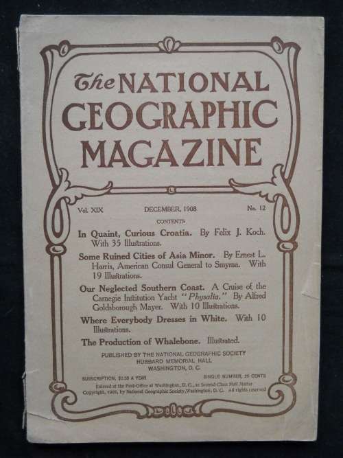 National Geographic Magazine - December, 1908