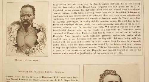 SOUTH AFRICAN HISTORY TOLD IN PICTURES (1913) - Dr. E. C. Godée-Molsbergen & Joh. Visscher