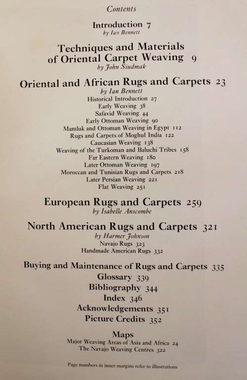 Rugs & Carpets of the World edited by Ian Bennett