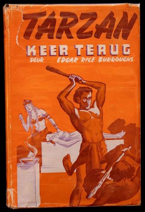 TARZAN KEER TERUG - Edgar Rice Burroughs (1950) in oorspronklike stofjas