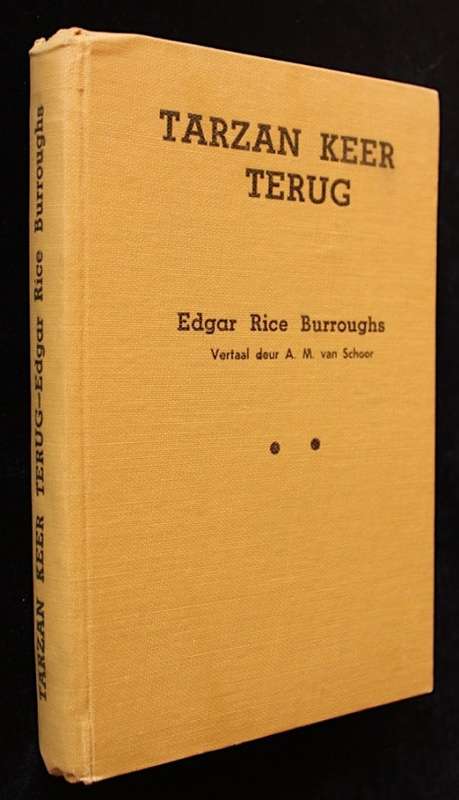 TARZAN KEER TERUG - Edgar Rice Burroughs (1950) in oorspronklike stofjas