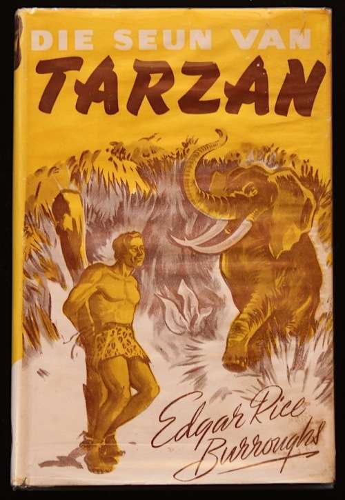 DIE SEUN VAN TARZAN - Edgar Rice Burroughs (1950) in oorspronklike stofjas