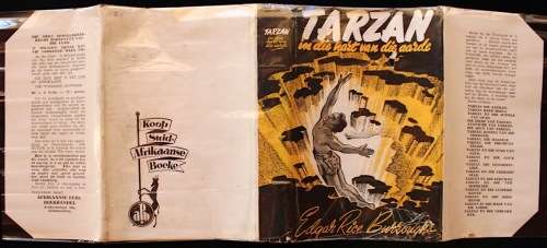 TARZAN IN DIE HART VAN DIE AARDE - Edgar Rice Burroughs (1950) EEN oorspronklike stofjas
