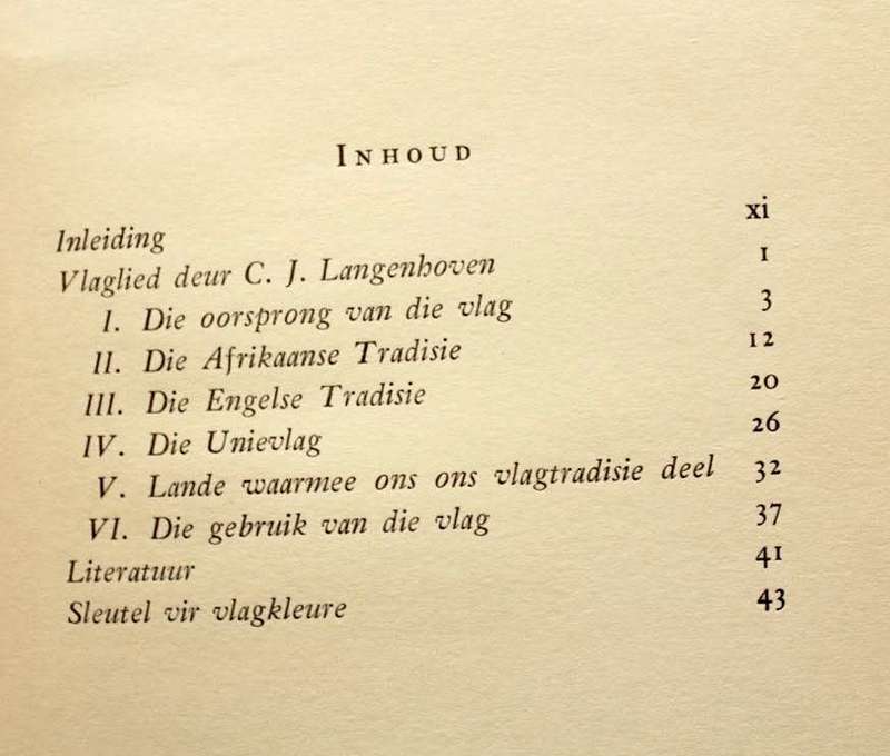 DIE UNIEVLAG - Sy Oorsprong Betekenis en Gebruik  deur C. Pama