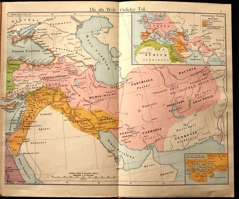 F.W. Putzger`s HISTORICAL SCHOOL ATLAS FOR ANCIENT, MEDIEVAL AND MODERN HISTORY (1892)