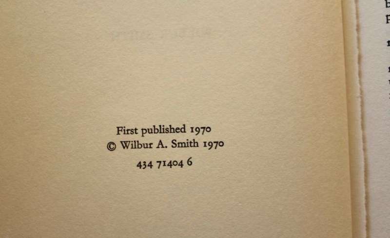 GOLD MINE by Wilbur Smith - First Edition (1970)