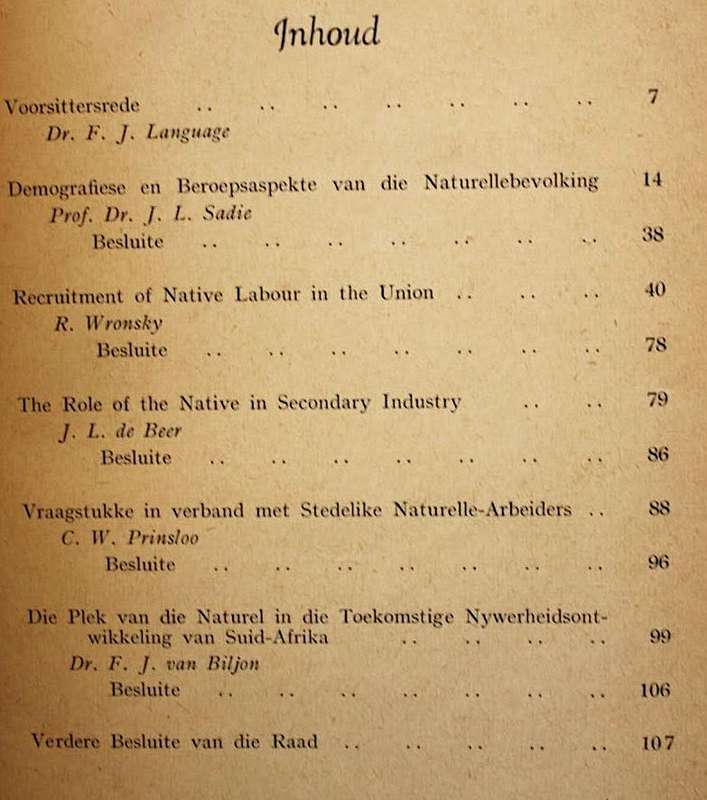 DIE NATUREL IN DIE SUID-AFRIKAANSE NYWERHEIDSLEWE (1951)
