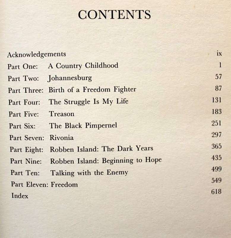 LONG WALK TO FREEDOM by Nelson Mandela - first edition 1994