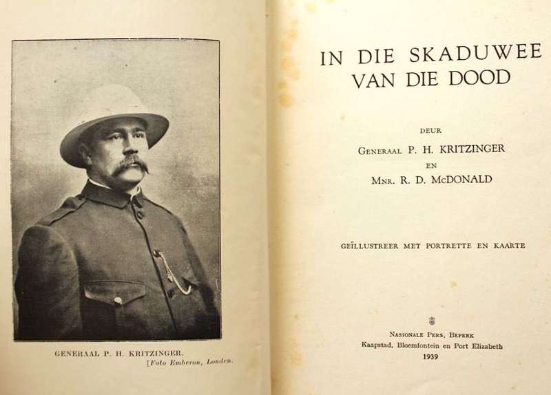 IN DIE SKADUWEE VAN DIE DOOD deur Ds. R. D. McDonald
