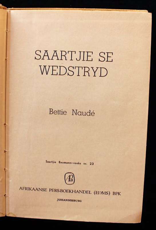 Saartjie se Wedstryd deur Bettie Naude Topsy Smith (1958)