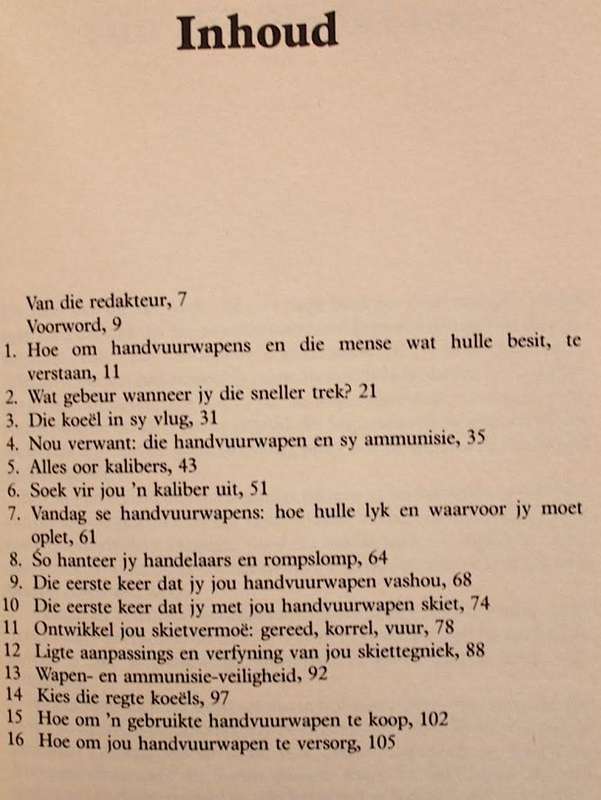 GIDS TOT HANDVUURWAPENS - WILLEM STEENKAMP (1 STE UITGAWE 1987)
