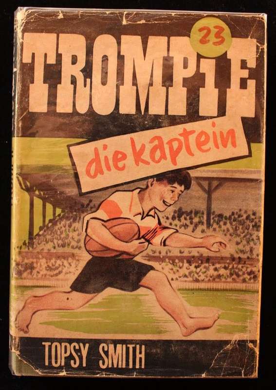 TROMPIE DIE KAPTEIN - TOPSY SMITH - 1956 (EERSTE UITGAAF MET ORIGINAL STOFJAS)