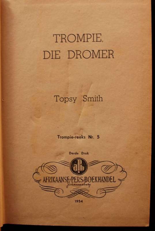 TROMPIE DIE DROMER - TOPSY SMITH - DERDE DRUK 1954