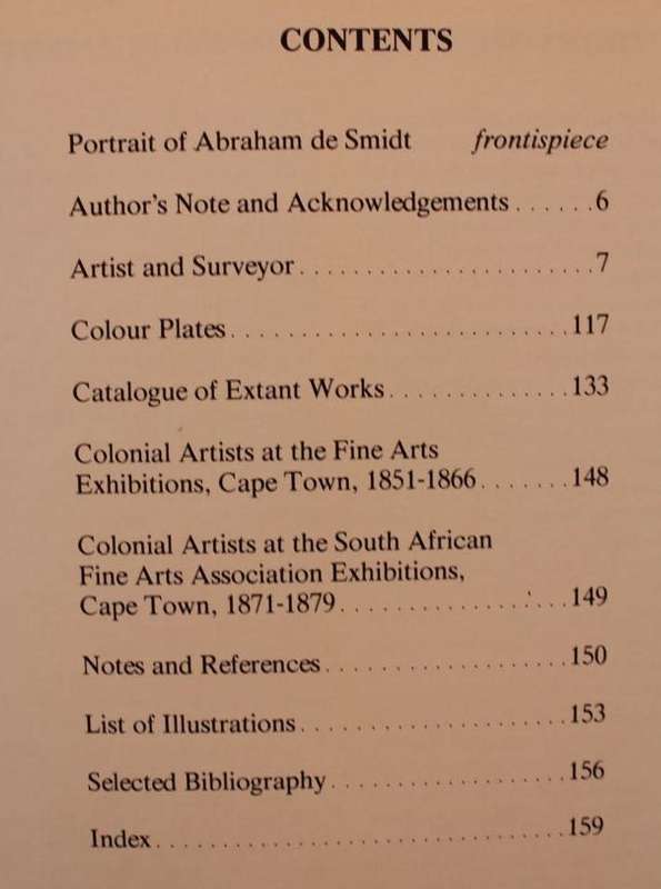 ABRAHAM DE SMIDT 1829-1908 ARTIST AND SURVEYOR-GENERAL OF THE CAPE COLONY - MARJORIE BULL