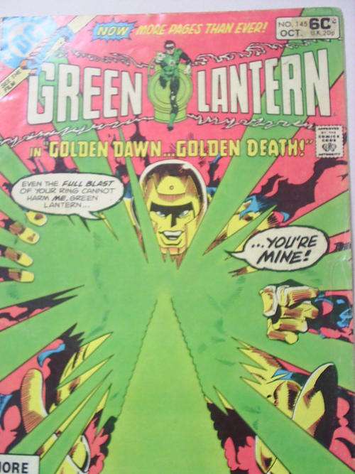 Green Lantern #145 October 1981-Golden Dawn...Golden Death
