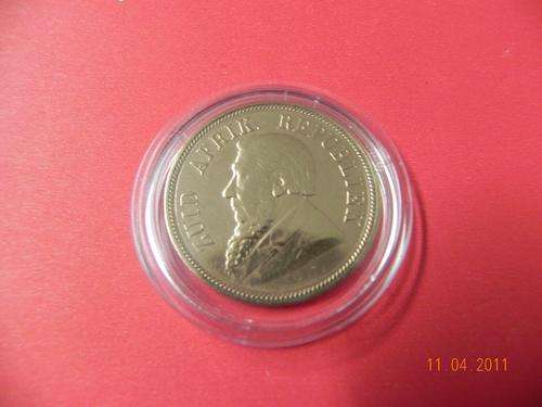 Zuid Afrik Republiek 1898 Paul Kruger 1 Penny! Air-tight Capsule!!!