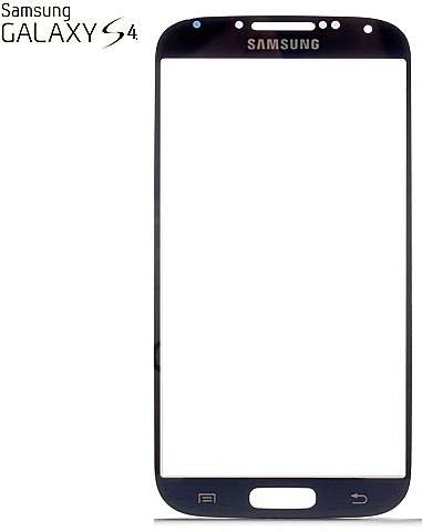 Black : Samsung Galaxy S4 SIV S 4 S IV i9500 Front Outer Glass Lens