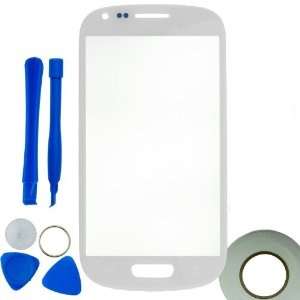 White:  Samsung Galaxy S3 SIII mini i8190 Glass Digitiizr Lens & Free Tools (s 3 S iii)
