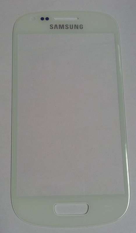 White:  Samsung Galaxy S3 SIII mini i8190 Glass Digitiizr Lens