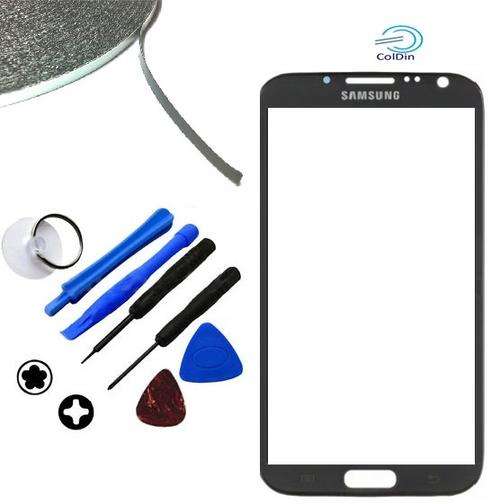 Titanium Gray: Samsung Galaxy Note 2  II N7100 Glass Digitizer Lens & Free Tools