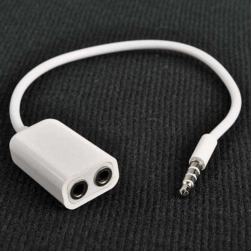 3.5mm Jack Earphone Audio Splitter Cable Cord
