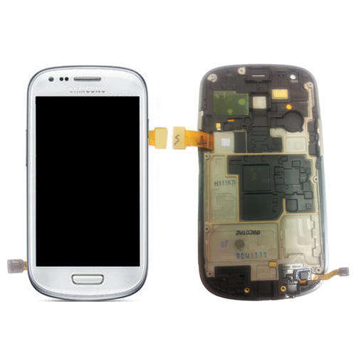 Samsung galaxy S3 Mini LCD with frame, i8190 / i8200 White