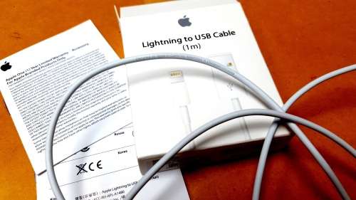 OEM Apple iPhone and iPad Charger + USB Cable