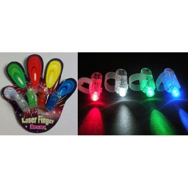 Flashing Laser Fingers (Courier option)