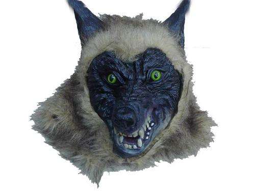 Wolf Mask with Hair
