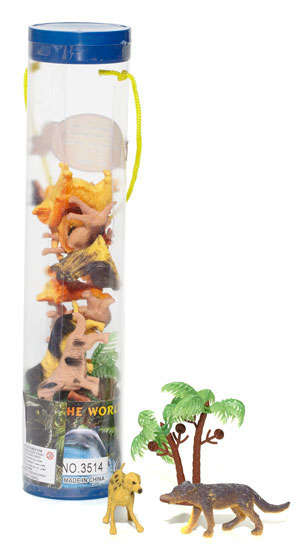 Animals in a tube