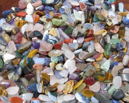 Ornamental Gemstone Gravel - Mix 2 - Decorate your potted succulent plants - 200gr