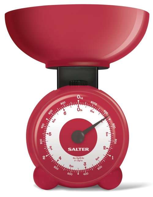 Salter Orb Kitchen Scale | Red