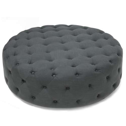 Baxton Studio Tufted-Ottoman