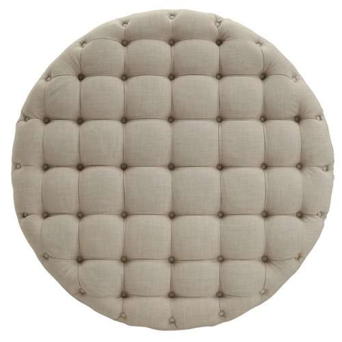 Baxton Studio Tufted-Ottoman