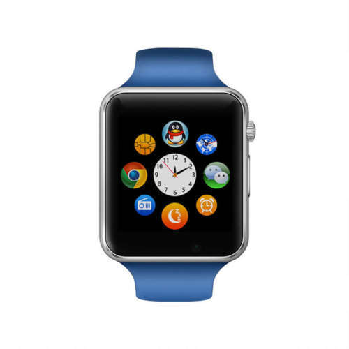 A1 Smart Watch Bluetooth phone - SIM/TF Card - (Blue)