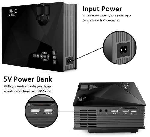 WIFI Ready LED Projector - HD 1080p LED WIFI Ready Projector - LED Projector
