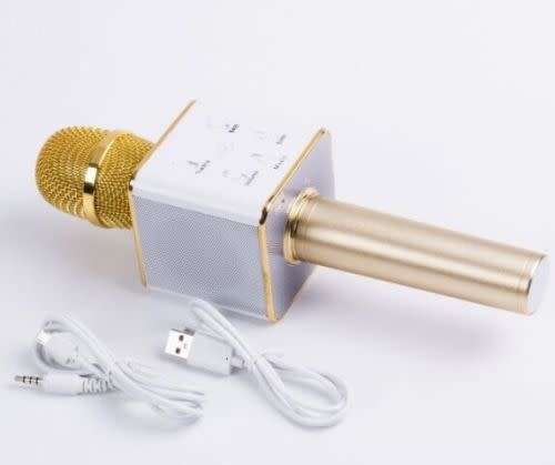 Q7-2 Wireless Bluetooth Microphone KTV Karaoke Stereo USB Player Audio Speaker