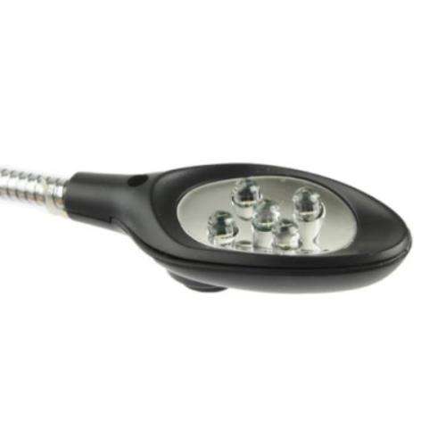 5 LED Auxiliary Clip Magnifier AC/DC Interchangeable with Soldering Stand & Two Magnifier
