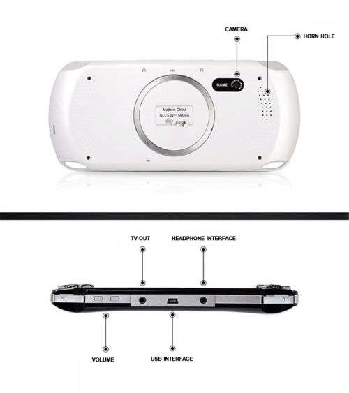 8Gg S9000A Handheld Game Console Portable Game Player 5.1" Large Screen