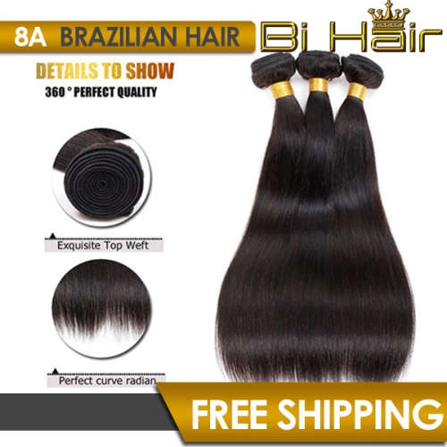 Grade Brazilian Hair -Silky Staight 3 Bundles (FREE SHIPPING)