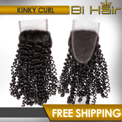 Peruvian Hair Kinky Curl  wave300g +Closure  from 12-30 inch  (Special price &Free shipping)