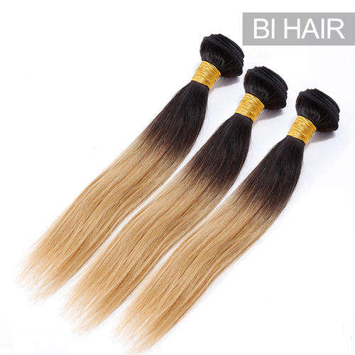 Ombre Color Brazilian  Human Hair, Straight 18 inch T1b/27  300g(FREE SHIPPING)