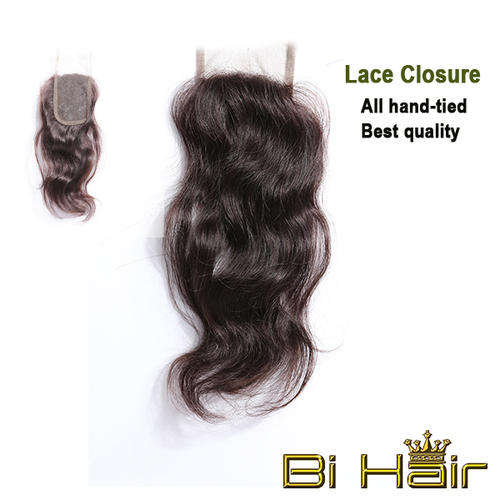 Brazilian Human Hair  Lace closure natural wave  (FREE SHIPPING )