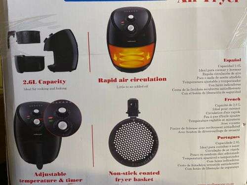 Mellerware Vitality 2.6L 1400W Air Fryer (NEW OPEN-BOX ITEM)