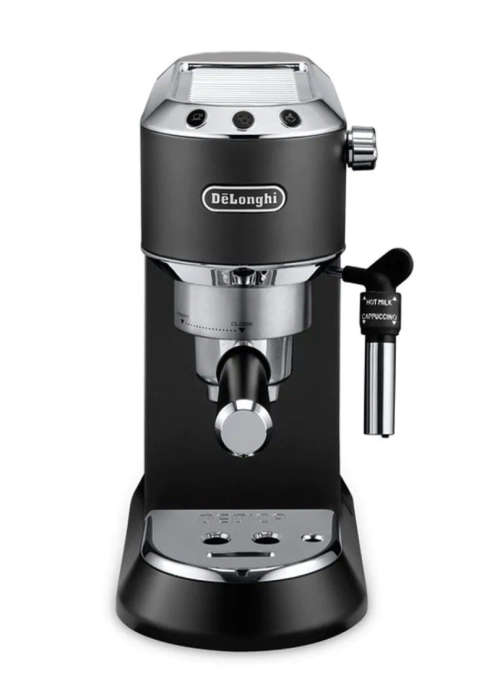 DeLonghi Dedica Style Pump Espresso Coffee Machine - Black (NEW OPEN-BOX ITEM)